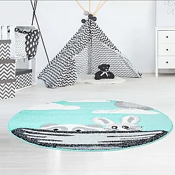 Alfombra infantil - Bueno Bunny Rund (turquesa)