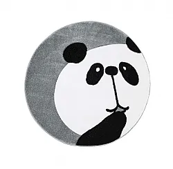 Alfombra infantil - Bueno Panda (gris)