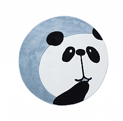 Alfombra infantil - Bueno Panda Rund (azul)