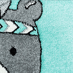 Alfombra infantil - Bueno Indian Bear (turquesa)