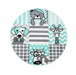 Alfombra infantil - Bueno Animals (turquesa)