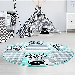 Alfombra infantil - Bueno Animals (turquesa)