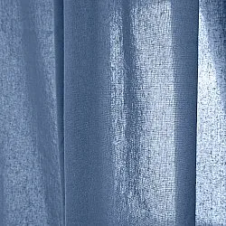Cortinas Pack de 2 - Cortinas de algodón Selena (azul)