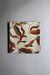 Servilleta en paquete de 4 - Amalie (beige/rust)