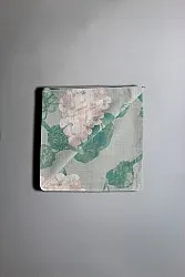 Servilleta en paquete de 4 - Amara (gris/rosa)