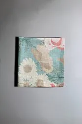 Servilleta en paquete de 4 - Serena (turquesa/rosa)