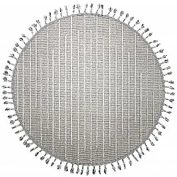 Alfombras redondeadas - Indoor/Outdoor Indiana (gris)
