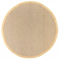 Alfombras redondeadas (sisal) - Agave (taupe claro)