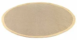 Alfombras redondeadas (sisal) - Agave (taupe claro)