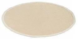 Alfombras redondeadas (sisal) - Agave (beige/gris)