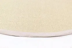 Alfombras redondeadas (sisal) - Agave (plata/gris)