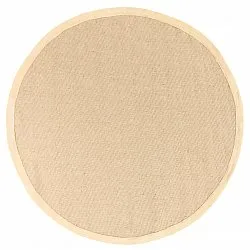 Alfombras redondeadas (sisal) - Agave (beige/beige)
