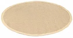 Alfombras redondeadas (sisal) - Agave (beige/beige)