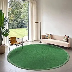 Alfombras redondeadas (sisal) - Agave (verde)