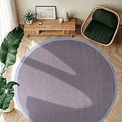 Alfombras redondeadas (sisal) - Agave (gris)