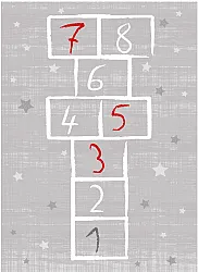 Alfombra infantil - Hopscotch (gris)