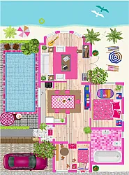 Alfombra infantil - Beach world