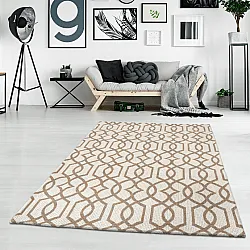 Alfombra de algodón - Kebira (beige)