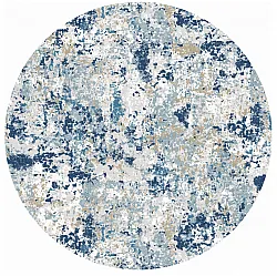 Alfombras redondeadas - Hiboun (azul)