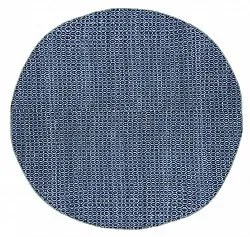 Alfombras redondeadas - Snowshill (azul/negro)