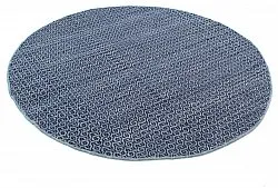 Alfombras redondeadas - Snowshill (azul/negro)