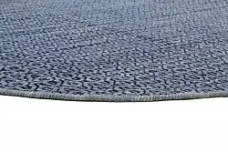 Alfombras redondeadas - Snowshill (azul/negro)