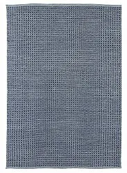 Alfombra de Lana - Snowshill (azul/negro)
