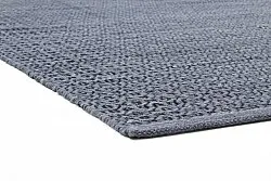 Alfombra de Lana - Snowshill (azul/negro)