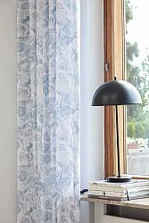 Cortinas - Cortina de algodón Soft (azul)