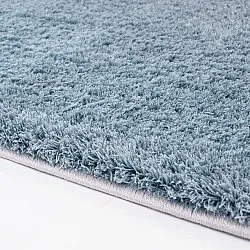 Alfombras redondeadas - Soft Shine (turquesa)