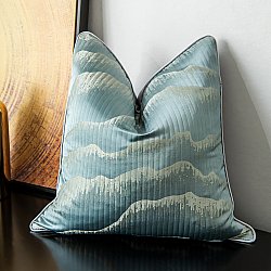 Funda de almohada - Square Luxury 45 x 45 cm (azul)