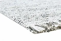 Alfombra de Lana - Stromness (gris/beige)