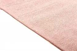 Alfombra de seda de bambú - Faliraki (rosado claro)