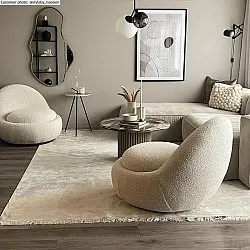 Alfombra Wilton - Art Silk (gris/beige)