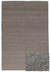 Alfombra de Lana - Varella (negro/blanco)
