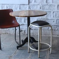 Mesa de comedor - Långholmen - 80 cm round (vintage)