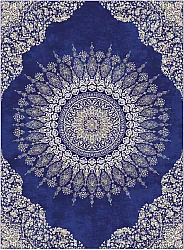 Alfombra Wilton - Sandrigo (azul/beige)