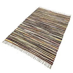 Alfombra de trapo - Happy (amarillo/multicolor)