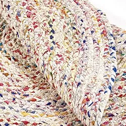 Alfombras redondeadas - San Fransisco (blanco/multi)