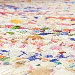 Alfombras redondeadas - San Fransisco (blanco/multi)