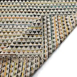 Alfombra de trapo - Lindby (amarillo/multicolor)