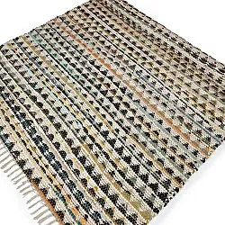 Alfombra de trapo - Lindby (amarillo/multicolor)