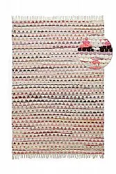 Alfombra de trapo - Lindby (rosa/multicolor)