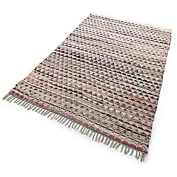 Alfombra de trapo - Lindby (rosa/multicolor)