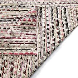 Alfombra de trapo - Lindby (rosa/multicolor)