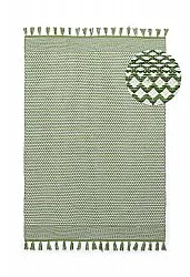 Alfombra de trapo - Vinga (verde)