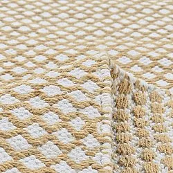 Alfombra de trapo - Vinga (amarillo mostaza)