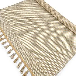 Alfombra de trapo - Vinga (amarillo mostaza)
