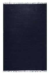 Alfombra de algodón - Silje (azul/azul oscuro)
