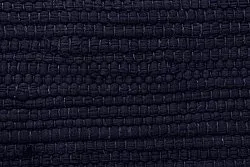 Alfombra de algodón - Silje (azul/azul oscuro)